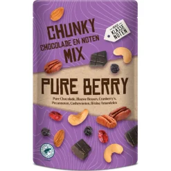 Discount Chunky Chocolade en Noten Mix Pure Berry 150 gr Noten