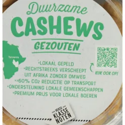 New Duurzame Cashews XXL Gezouten 150 gr Noten