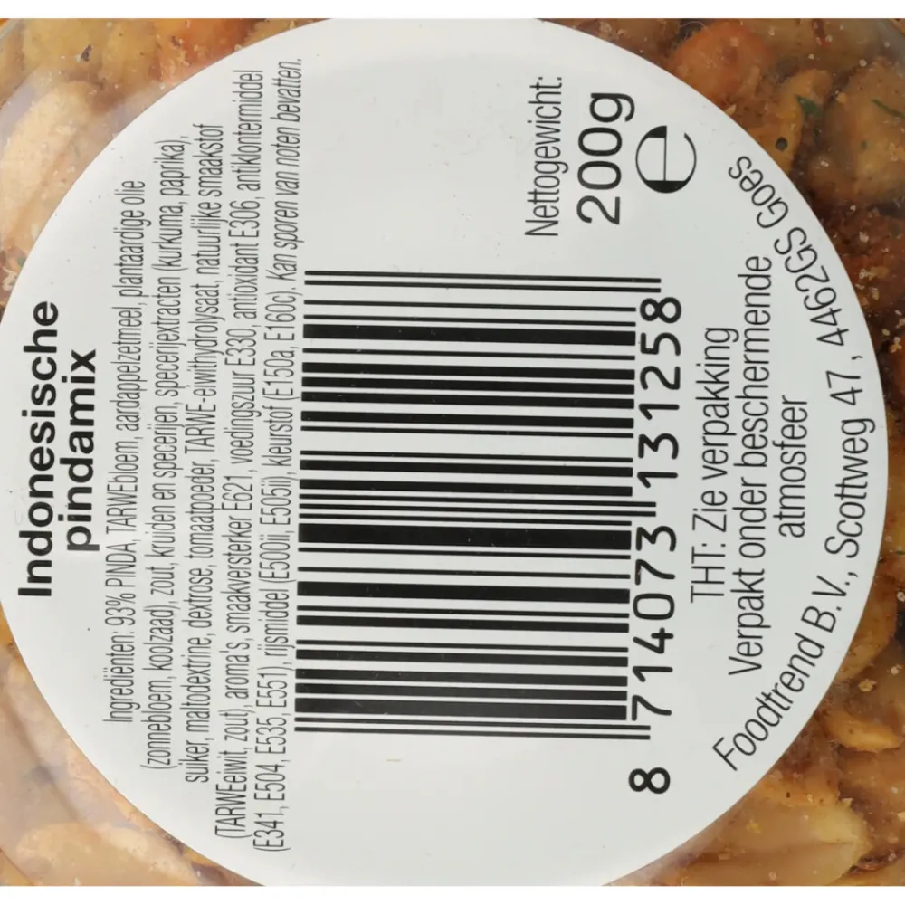 Noten<Verse Klassenoten Indonesische Pindamix 200 gr