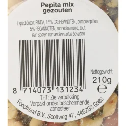 Pepita Mix Gezouten 210 gr^Verse Klassenoten Online