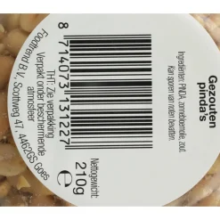 Noten<Verse Klassenoten Pinda's XXL Gezouten 210 gr