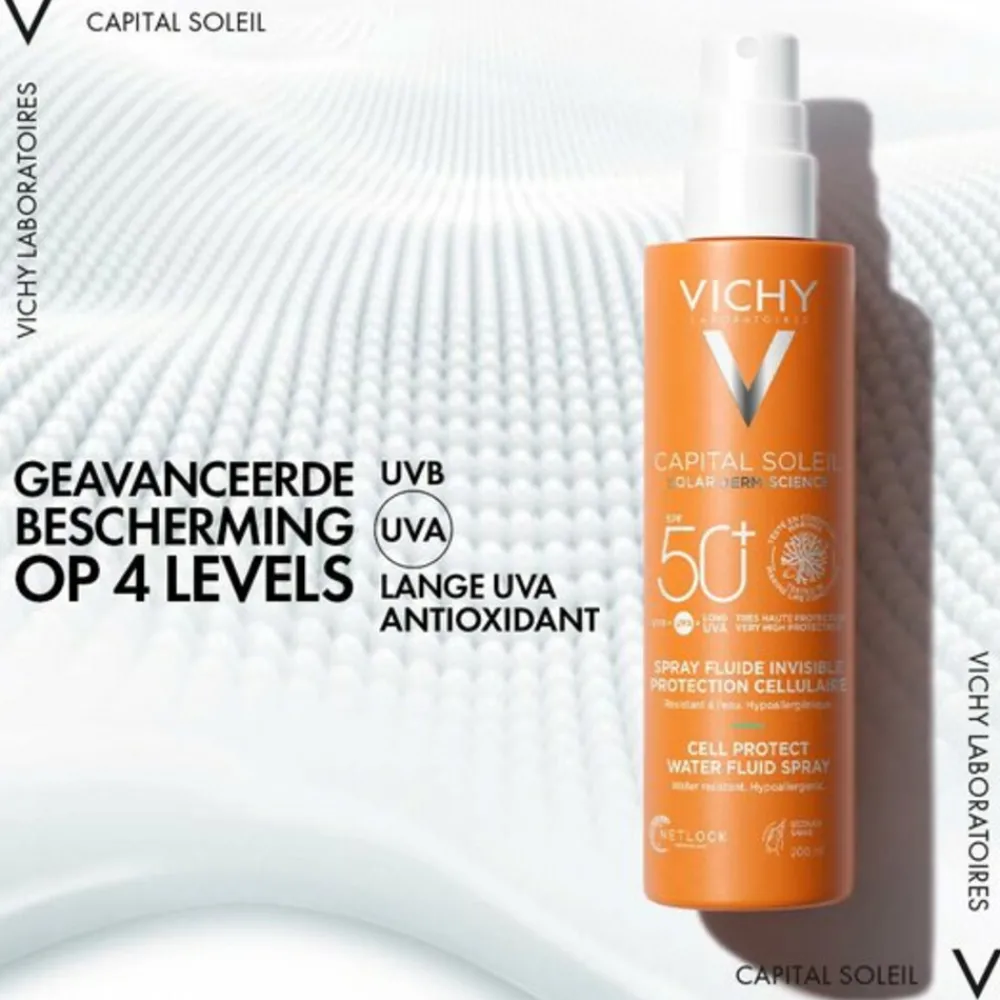Zon<Vichy Capital Soleil UV Cell Protect Fluide Spray SPF 30 200 ml