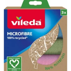 Microvezeldoek 100% Gerecycleerd 3 stuks^Vileda New