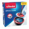 Dweilen<Vileda Spin & Clean Mop Complete Set Rood en Zwart 1 set