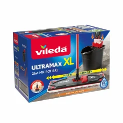 UltraMax Power 2in1 XL - Compleet systeem Zwart Rood Wit 1 set^Vileda Best