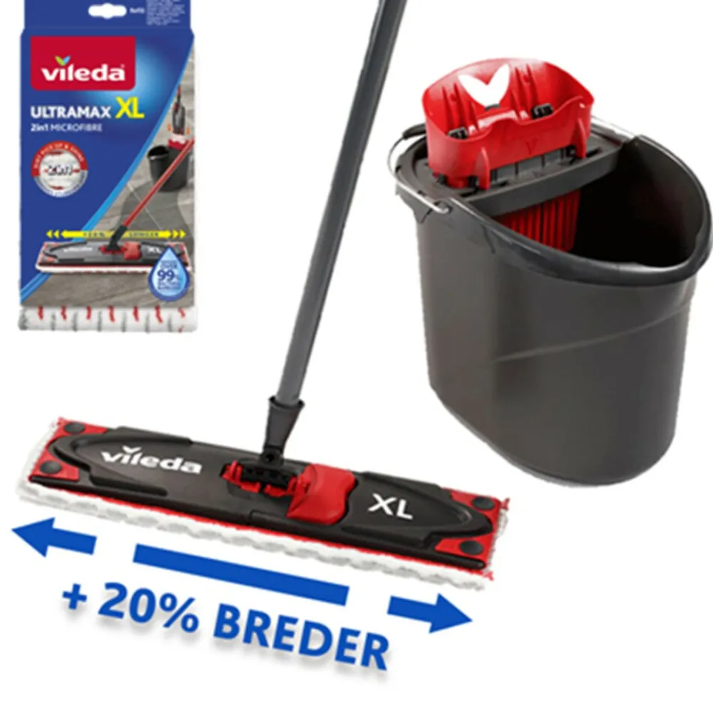 Dweilen<Vileda UltraMax Power 2in1 XL + Navulling Pakket