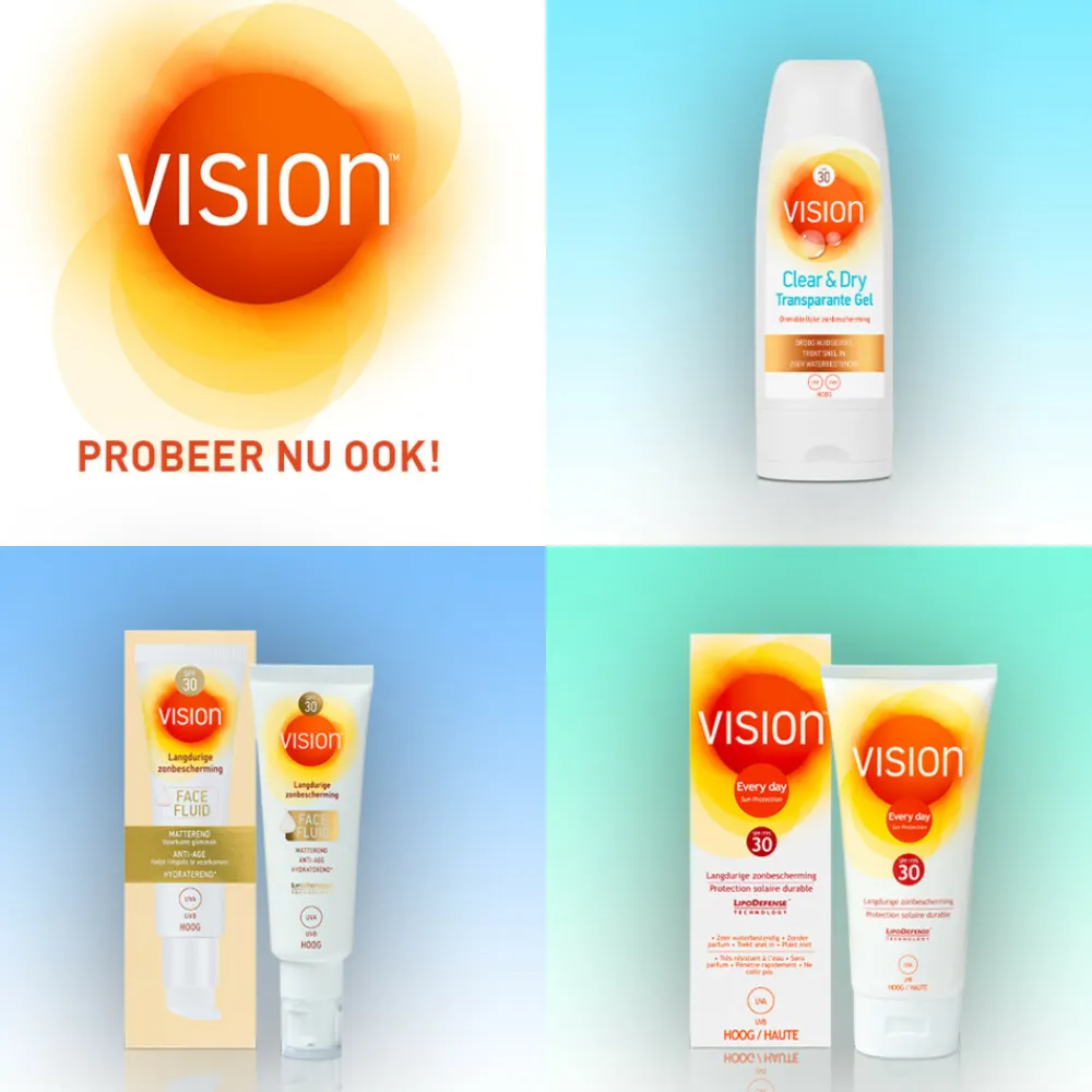Zonbescherming<Vision Zonnebrand Sport Sun Care SPF 30 20 ml