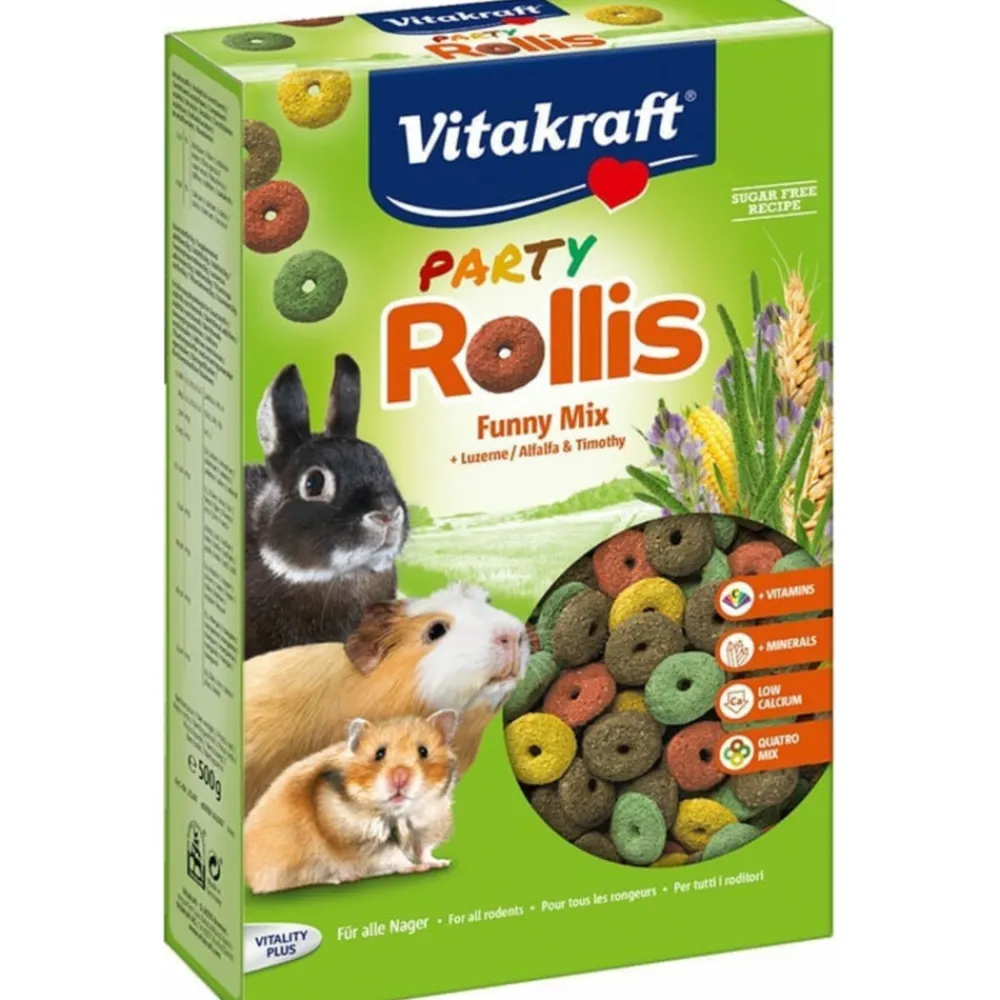 Hot Knaagdier Party Rollis 500 gr Snacks
