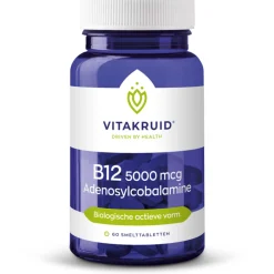 Vitaminen<Vitakruid B12 Adenosyl 5000 Mcg 60 tabletten