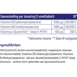 B12 Combi 10.000 120 tabletten^Vitakruid Sale