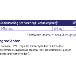 Speciale Bestanddelen<Vitakruid D-Mannose 500 90 vegacapsules