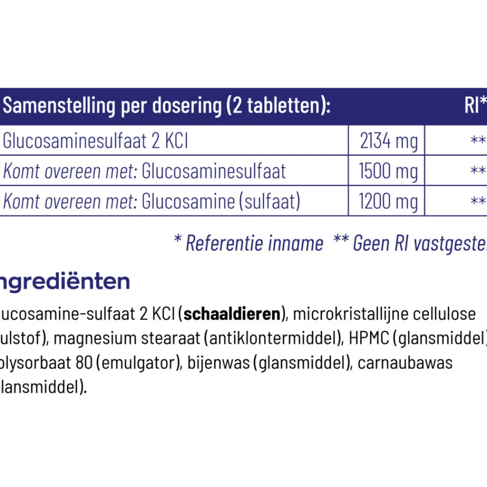 Speciale Bestanddelen<Vitakruid Glucosamine 1200 120 tabletten