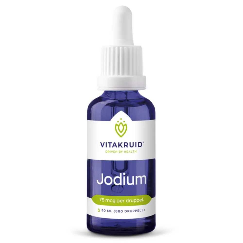 Mineralen<Vitakruid Jodium druppels 75 mcg 30 ml