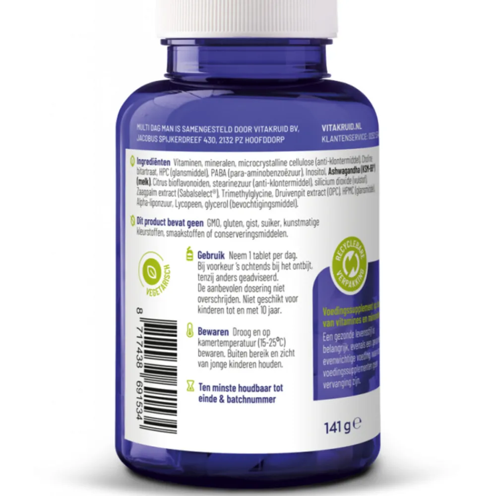 Online Multi Dag Man 90 tabletten Vitaminen Man