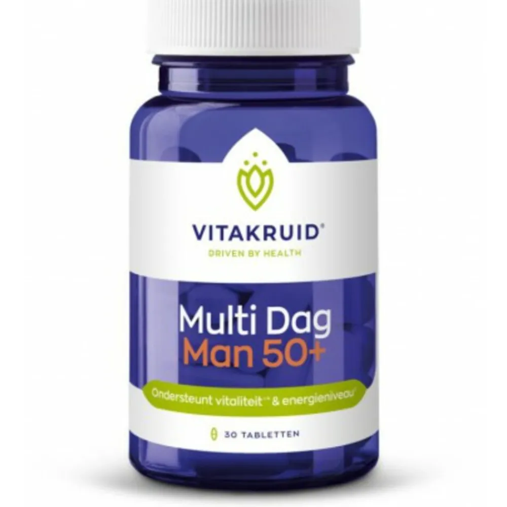 Outlet Multi Dag Man 50+ 30 tabletten Vitaminen Man