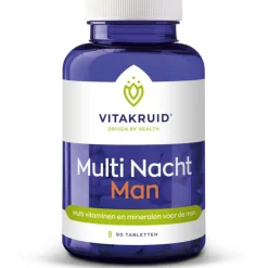 Vitaminen Man<Vitakruid Multi Nacht Man 90 tabletten