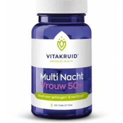 Vitaminen Vrouw<Vitakruid Multi Nacht Vrouw 50+ 30 tabletten