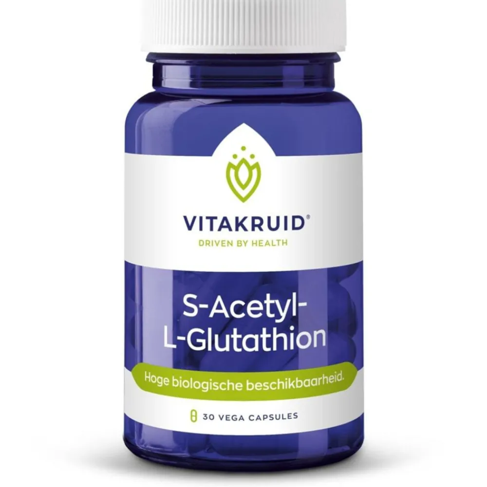 Speciale Bestanddelen<Vitakruid S-Acetyl-L-Glutathion 30 vegacapsules