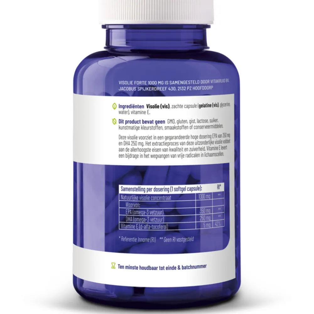 Speciale Bestanddelen<Vitakruid Visolie Forte 180 softgels
