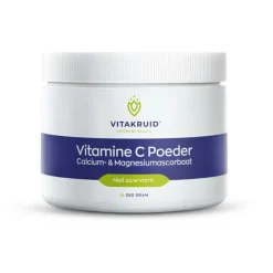Online Vitamine C Poeder Calcium- & Magnesiumascorbaat 260 gr Mineralen|Vitaminen