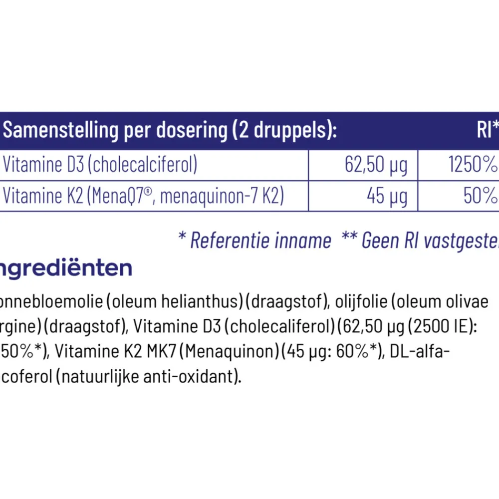 Vitamine D3&K2 10 ml^Vitakruid Hot