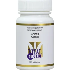 New Vital Cell Koper Amino 2 mg 100 stuks Mineralen