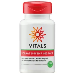 Folaat 5-mthf 400mg 100 capsules^Vitals Hot