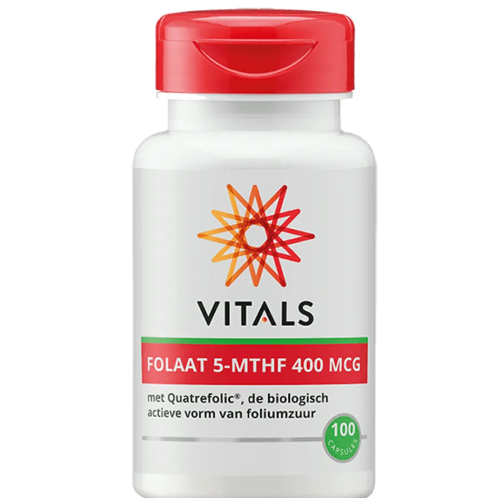 Folaat 5-mthf 400mg 100 capsules^Vitals Hot