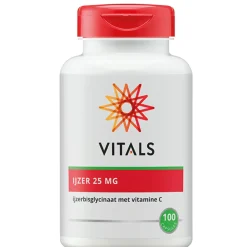 IJzer 25 mg met Vitamine C 100 capsules^Vitals Best