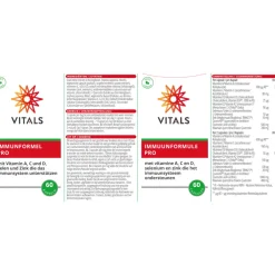 Weerstand & Energie<Vitals Immuun Formule Pro 60 capsules