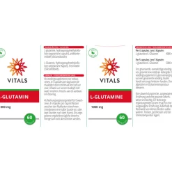 Speciale Bestanddelen<Vitals L-glutamine 1000 mg 60 capsules