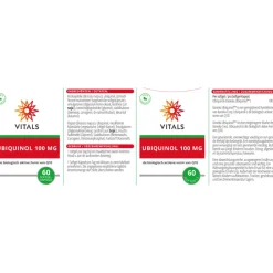 Ubiquinol 100mg 60 capsules^Vitals New