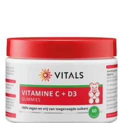 Vitaminen<Vitals Vitamine C + D3 Gummies 60 gummies