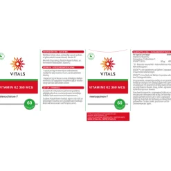 Best Vitamine K2 360mcg 60 capsules Vitaminen