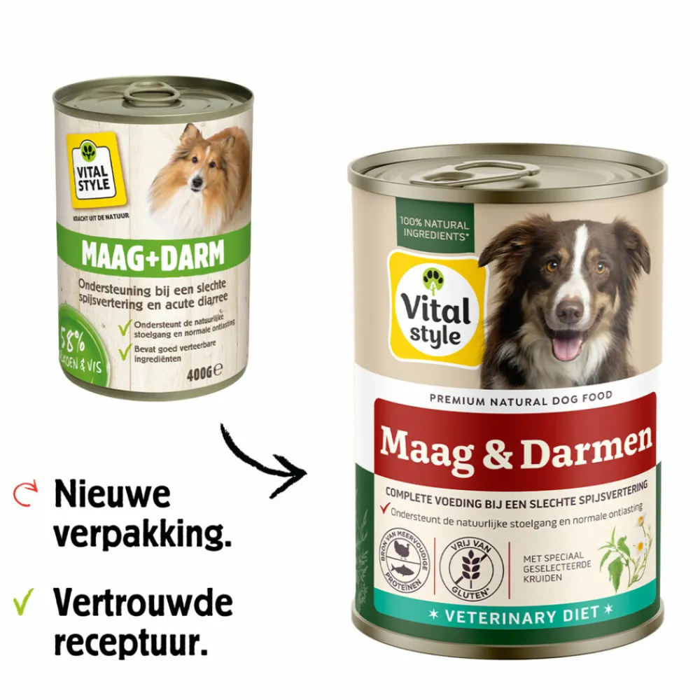 Hondenvoer<Vitalstyle Hondenvoer Blik Maag & Darm 400 gr