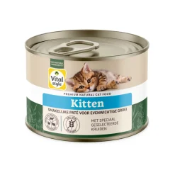 Kattenvoer<Vitalstyle Kattenvoer Blik Kitten 200 gr