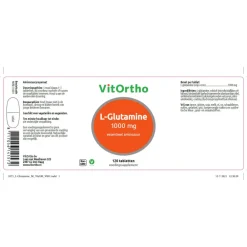 L-Glutamine 1000 mg 120 tabletten^Vitortho