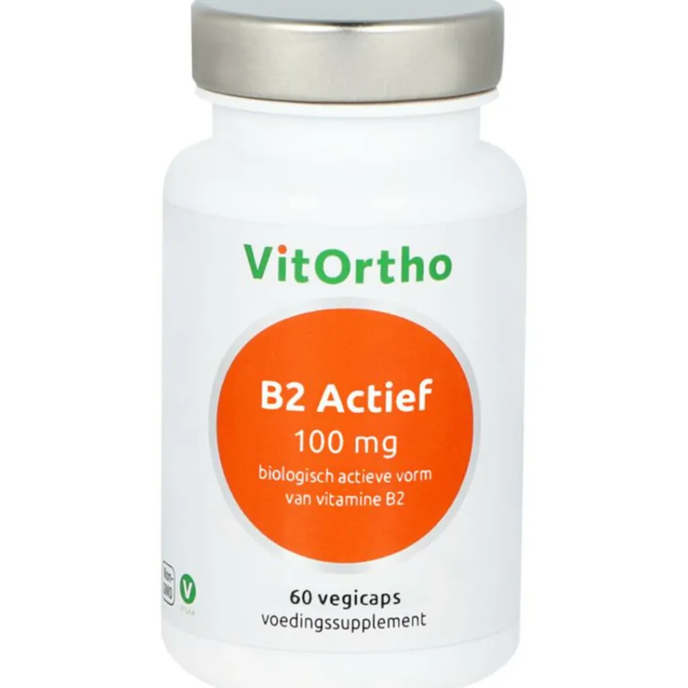 Vitamine B2 Actief 60 vegacapsules^Vitortho Discount