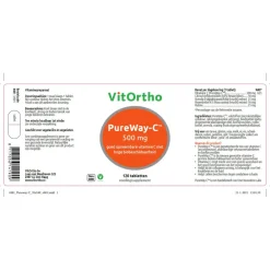 Online Vitamine C PureWay-C 500 mg 120 tabletten Vitaminen
