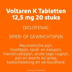 Sale K 12,5 mg Diclofenac kalium 20 tabletten Pijnstillend