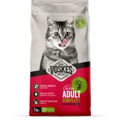 Kattenvoer<Voskes Kattenbrokken Adult Kip 7 kg
