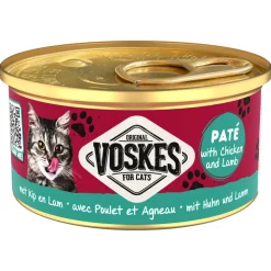 Kattenvoer Nat Paté Kip & Lam 85 gr^Voskes Hot