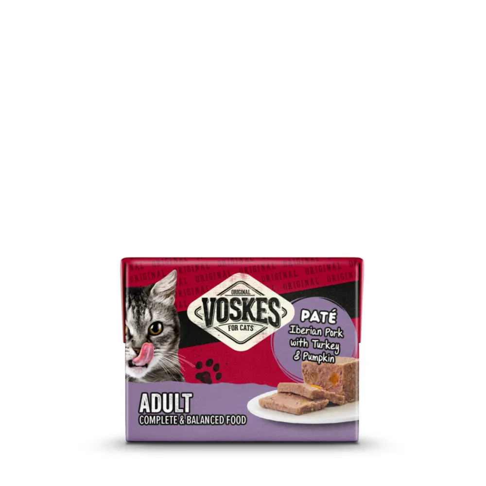 Original Paté Adult Iberisch Varken & Kalkoen & Pompoen 8 x 95 gr^Voskes Online