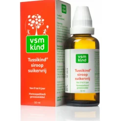 Tussikind Siroop Suikervrij 50 ml^VSM