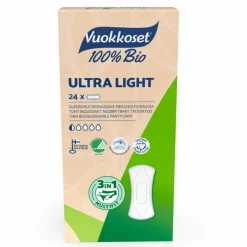 Intiemhygiëne<Vuokkoset Bio Inlegkruisjes Ultra Light 24 stuks