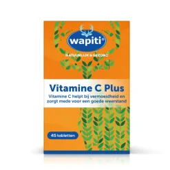 Vitaminen<Wapiti Vitamine C Plus 1000 mg 45 tabletten
