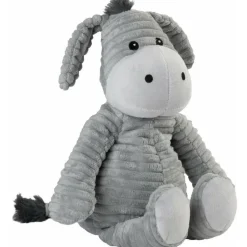 Warmteknuffel Ezel Ribstof 21 cm^Warmies New