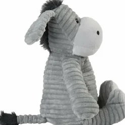 Warmteknuffel Ezel Ribstof 21 cm^Warmies New