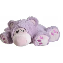 Online Warmteknuffel Slapende Beer Roze 30 cm Knuffels|Kraamcadeaus