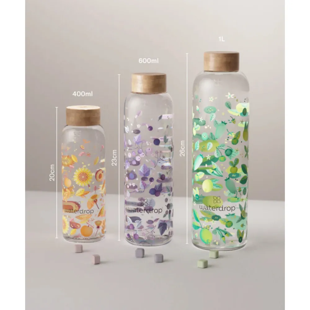 Naar School|Zelfzorg<Waterdrop Glass Bottle Boost 600 ml